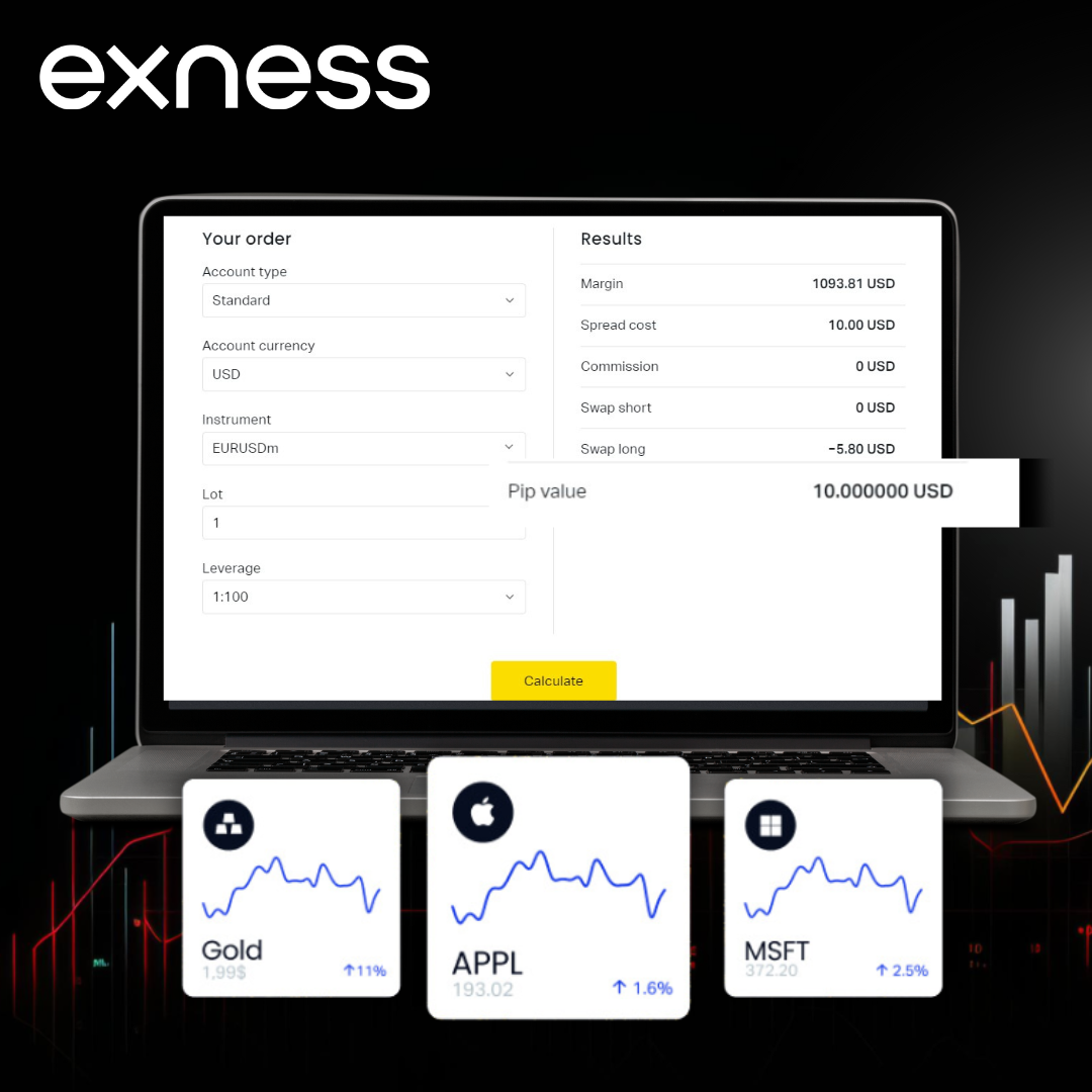 Exness Pip Value Calculator