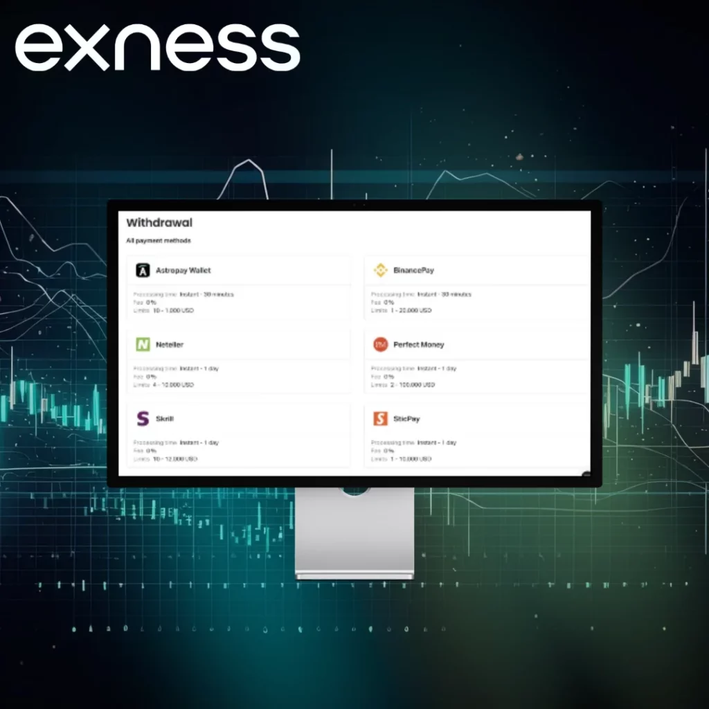 Withdrawing funds from your Exness account 